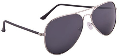 

AyushE Aviator Sunglasses(Brown)
