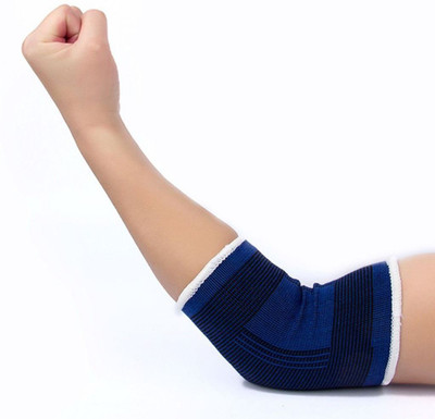 

QUINERGYS ® ELASTICATED ELBOW SUPPORT SLEEVE BANDAGE ARM BRACE WRAP GUARD TENNIS GYM NEW Fusion Elbow Support(Blue, Egyptian blue