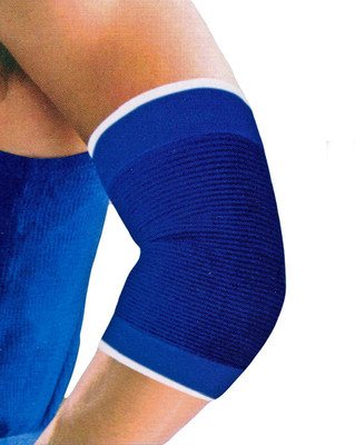

QUINERGYS ™ Blue Elasticated Elbow Support Sleeve Brace Wrap Guard Bandage Pad Arm Gym Elbow Support(Blue, Zaffre