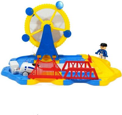 

FEMININE STYLE Doraemon Assembly track and wheel toy (MULTI COLOR)(Multicolor)