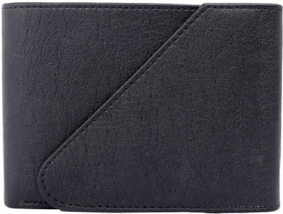 

PRT USA Men Black Artificial Leather Wallet(3 Card Slots)