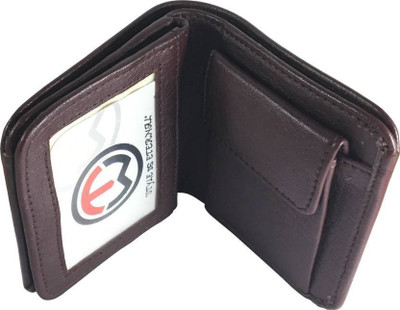 

KnW Men Brown Artificial Leather Wallet(4 Card Slots)
