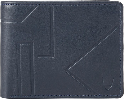 

Hidesign Men Casual Blue Genuine Leather Wallet(2 Card Slots)
