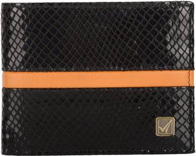 

Kan Men Black Genuine Leather Wallet(8 Card Slots)