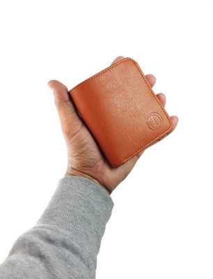 

KnW Men Brown Artificial Leather Wallet(4 Card Slots), Tan
