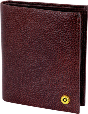 

POLLSTAR Men Brown Genuine Leather Wallet(6 Card Slots)