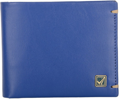 

Kan Men Blue Genuine Leather Wallet(5 Card Slots)