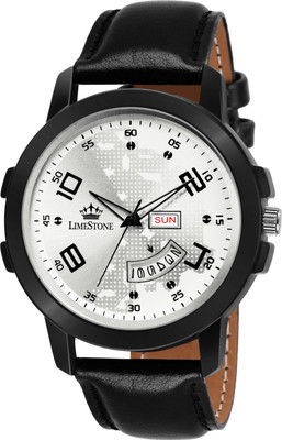 

LimeStone LS2736 Globe Day and Date Functioning Analog Hybrid Watch - For Men