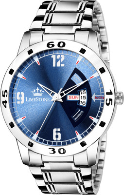 

LimeStone LS2732 Avengers Day and Date Functioning Metal Strap Watch - For Men