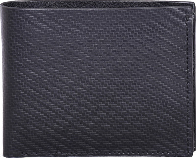

ZAZ Men Black Genuine Leather Wallet(7 Card Slots)