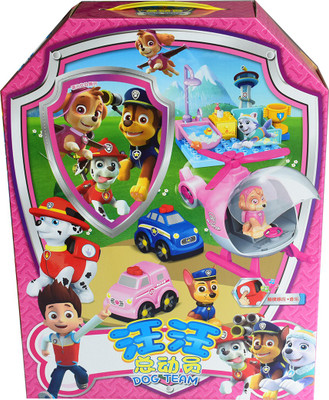 

Paw Patrol Dog Team Blocks and Construction Set Toy(Multicolor)