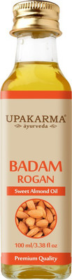 

UPAKARMAAYURVEDA Badam Rogan Sweet Almond Hair Oil 100 ML 1 Pc Pale Yellow(100 ml)
