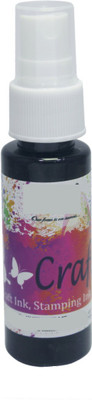 

Aadya Crafts craft ink refilling 30ml Black Bottle