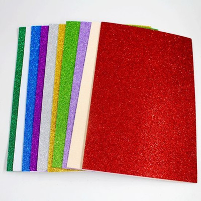 

CGG A4 Eva(Foam) Glitter Sheet - Neon (Pack of 10 Sheets)
