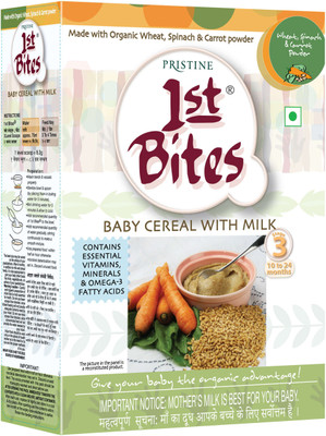 

1st Bites Wheat, Spinach & Carrot Powder (10 Months - 24 Months) Stage - 3 Cereal(300 g, 10+ Months)