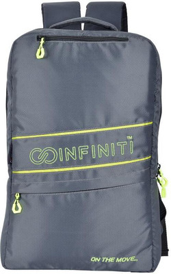 

INFINITI Prime Casual 15 L Laptop Backpack(Grey)