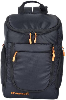 

INFINITI Trendy 20 L Laptop Backpack(Orange), Black