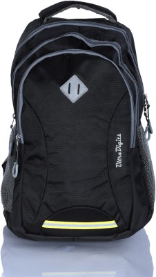 Ultra Digits 16 inch Expandable Laptop Backpack(Black, Grey)