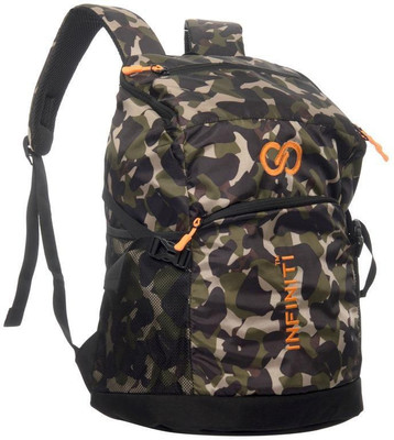 

INFINITI Green Camouflage Backpack 30 L Backpack(Multicolor)