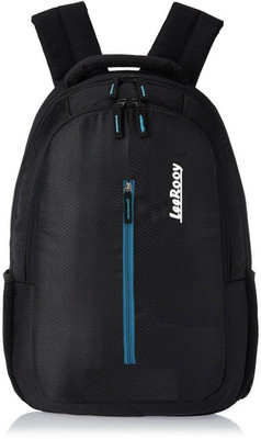 LeeRooy MN-Canvas 30 Ltr Black School Bag Backpack For Unisex Waterproof School Bag(Black, 26 L)