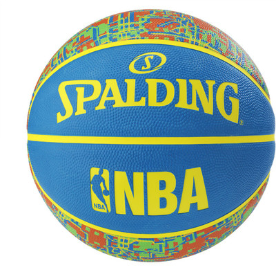 

SPALDING Spalding Basketball - Size: (Pack of 1, Multicolor, Blue;orange