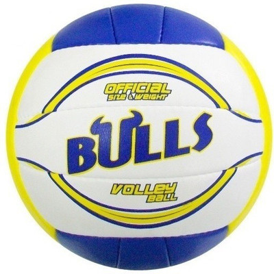 

HRM Bulls Super Volleyball Volleyball - Size: 4(Pack of 1, White, Blue)