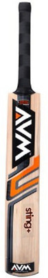 

AVM Sting+ Kashmir Willow Cricket Bat(Short Handle, 1300 kg)