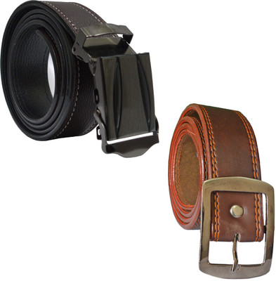 

LOOPA Men Formal Brown Synthetic Belt