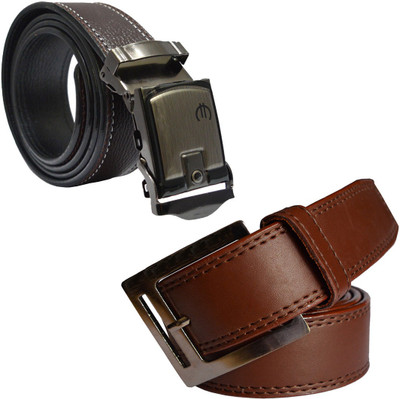 

LOOPA Men Formal Brown Synthetic Belt