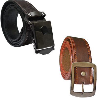 

LOOPA Men Formal Brown Synthetic Belt