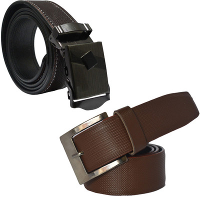 

LOOPA Men Formal Brown Synthetic Belt