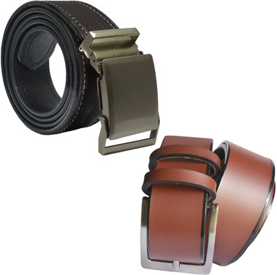 

LOOPA Men Formal Brown Synthetic Belt