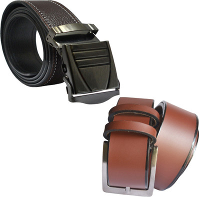 

LOOPA Men Formal Brown Synthetic Belt