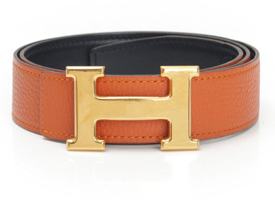 

ASF Men Party Orange Genuine Leather Belt