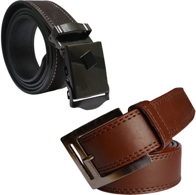 

LOOPA Men Formal Brown Synthetic Belt