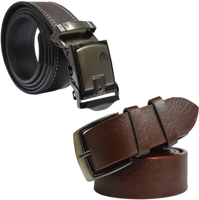 

LOOPA Men Formal Brown Synthetic Belt