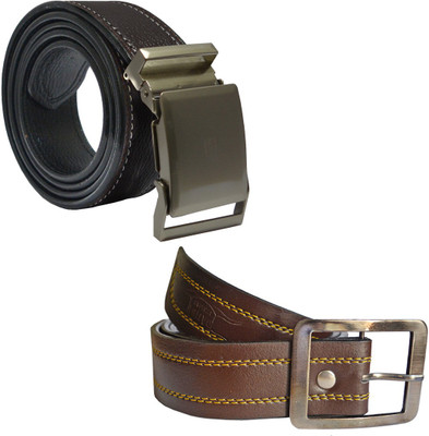 

LOOPA Men Formal Brown Synthetic Belt