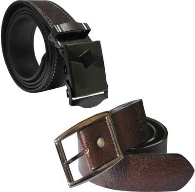 

LOOPA Men Formal Brown Synthetic Belt