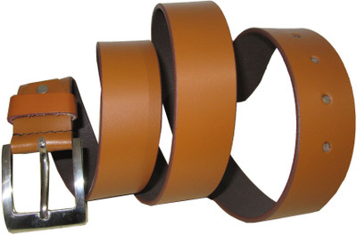 

eXcorio Men Casual Tan Genuine Leather Belt