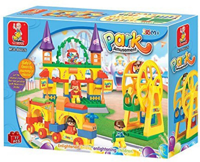 

Sluban Amusement Park Building Block Toys | LEGO Compatible | Educational Gift Toys For Kids | M38-B6026 (77 Pcs)(Multicolor)