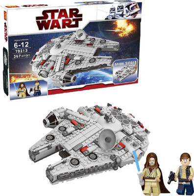 

Emob 367 PCS Space War Ship Theme 3D Building Blocks Set Toy with Two Mini Figures(Multicolor)