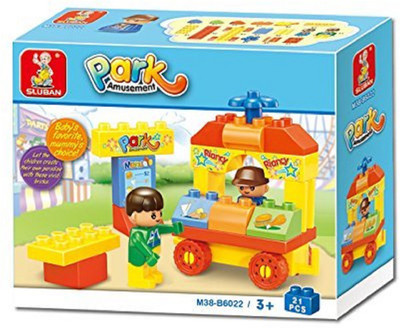 

Sluban Amusement Park Building Block Toys | LEGO Compatible | Educational Gift Toys For Kids | M38-B6022 (21 Pcs)(Multicolor)