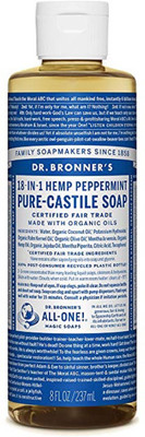 

Dr. Bronner's Organic Pure Castile Liquid Soap Peppermint - 8 fl oz(236 ml)