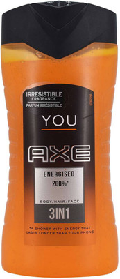 

AXE You Energised 200% Body/Hair/Face Body Wash - 250ml(250 ml)