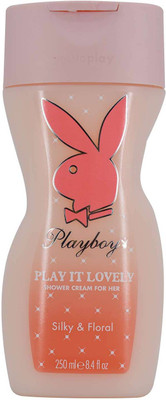 

Playboy Play it Lovely Shower Cream for Her, Silky & Floral - 250ml (8.4oz)(250 ml)