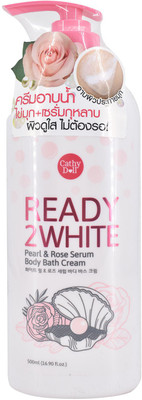 

Cathy Doll Ready 2 White Pearl & Rose Serum Body Bath Cream - 500ml (16.9oz)(500 ml)