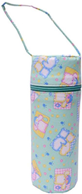 

Guru Kripa Baby Products ™ Preasents Portable Infant Feeding Milk Food Bottle Thermal Warmer Bag Storage Holder (Upto 240ml)for slim shape bottle (Green)(Green