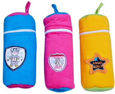 

Guru Kripa Baby Products ™ Presents Baby Feeding Bottle Cover Easy Zip Closure (PINK, 150 ML)(Pink