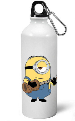 

MUGKIN A079- Minion despicable me Official printed (1 Bottle) ml- 600 ml Sipper(Pack of 1, White)