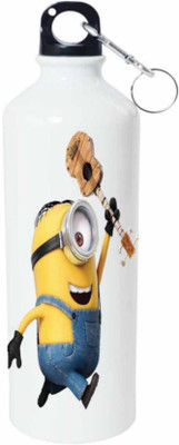 

MUGKIN A90- Minion despicable me Official printed Bottle ml- 750 ml Sipper(Pack of 1, White)